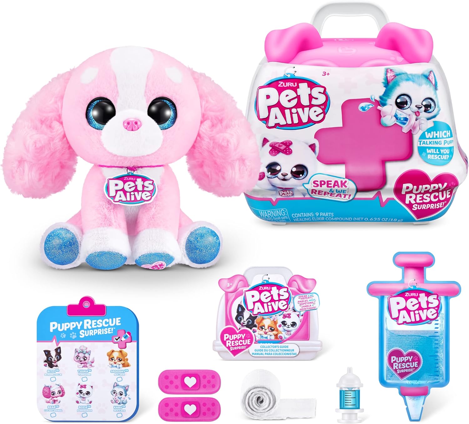 Pets Alive Cocker Spaniel Puppy Plush with Electronic Speak and Repeat