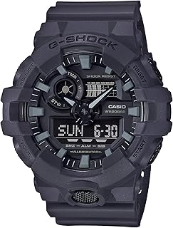 Casio Men's XL Series G-Shock Quartz 200M WR Shock Resistant Resin Color: Matte Grey (Model GA-700UC-8ACR)