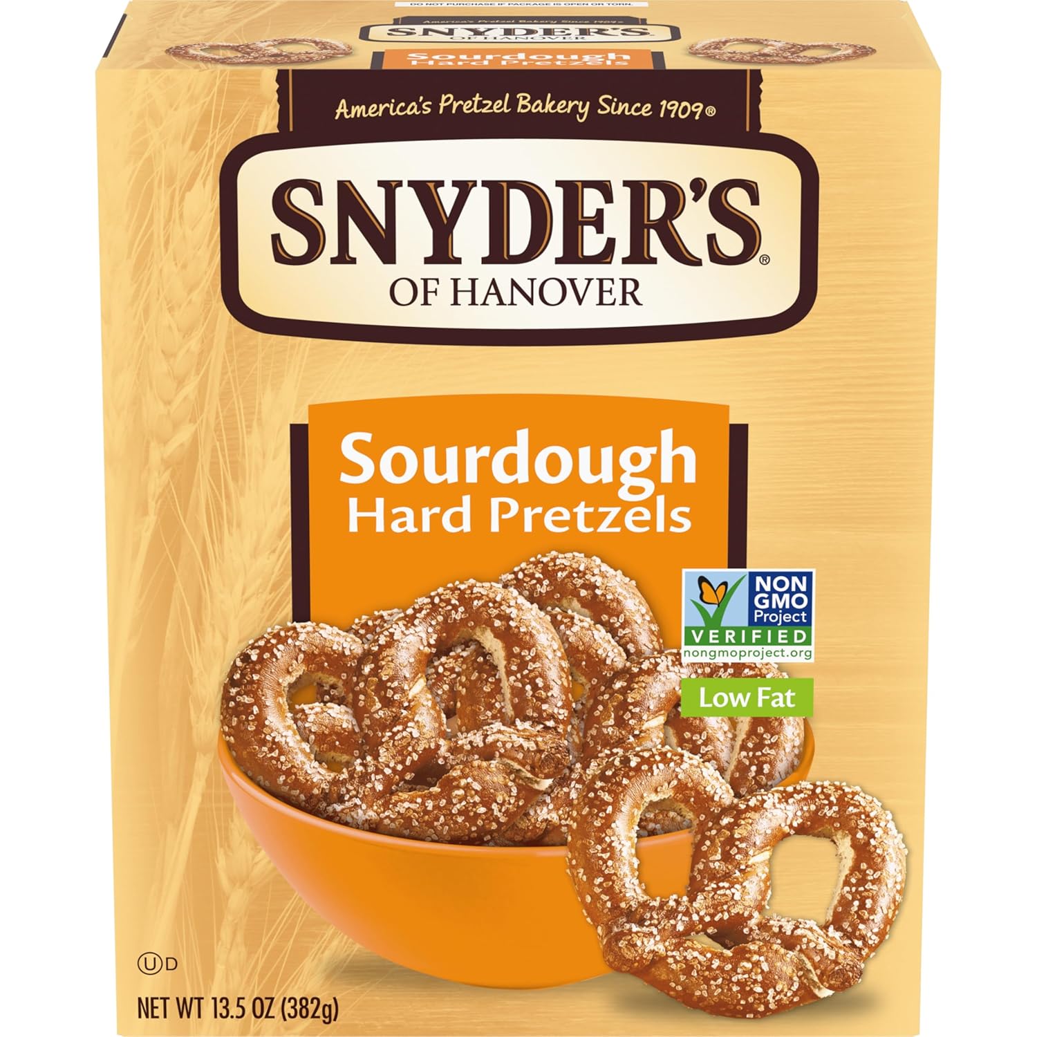 Snyder's of Hanover Pretzels, Sourdough Hard Pretzels, 13.5 Oz Box