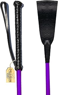 Prairie Horse Supply Riding Crop for Horse, Horse Whip Horse Crop Single Slapper Horse Whip Black Crops for Horses and Ponies and Equestrians