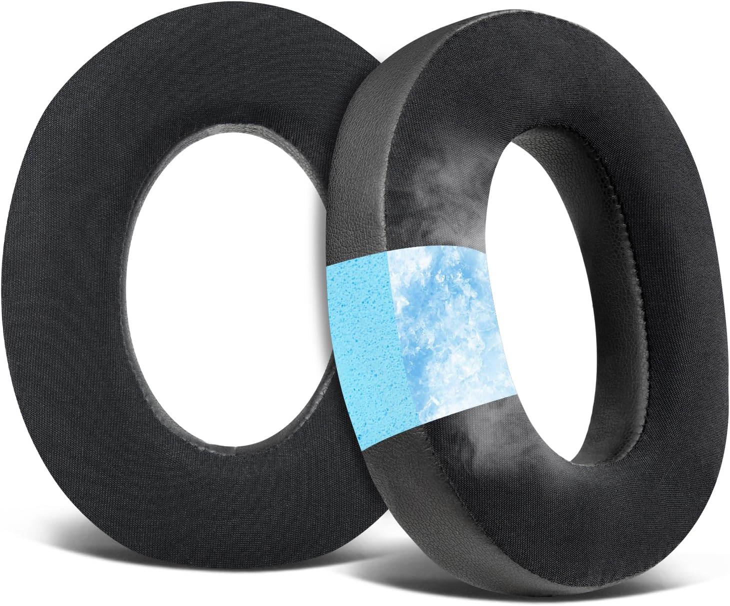 SOULWIT Cooling Gel Ear Pads Cushions Replacement for Bowers & Wilkins PX7 Over-Ear Headphones (Do Not Fit PX7 S2 and PX8), Earpads with High-Density Noise Isolation Foam - Black