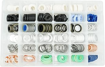 330PCS 36 Popular Sizes Mater Oil Drain Plug Gaskets, Washer Assortment Kits Replace 097-119, 097-139, 097-021, 097-025, N0138157, 11026-01M02, APC93000, 94109-14000, 097-128, MD050317