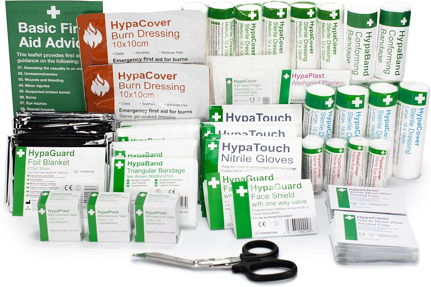 Safety First Aid Group First Aid Kit Refill Pack British Standard 8599 Compliant, Large 100+ Persons