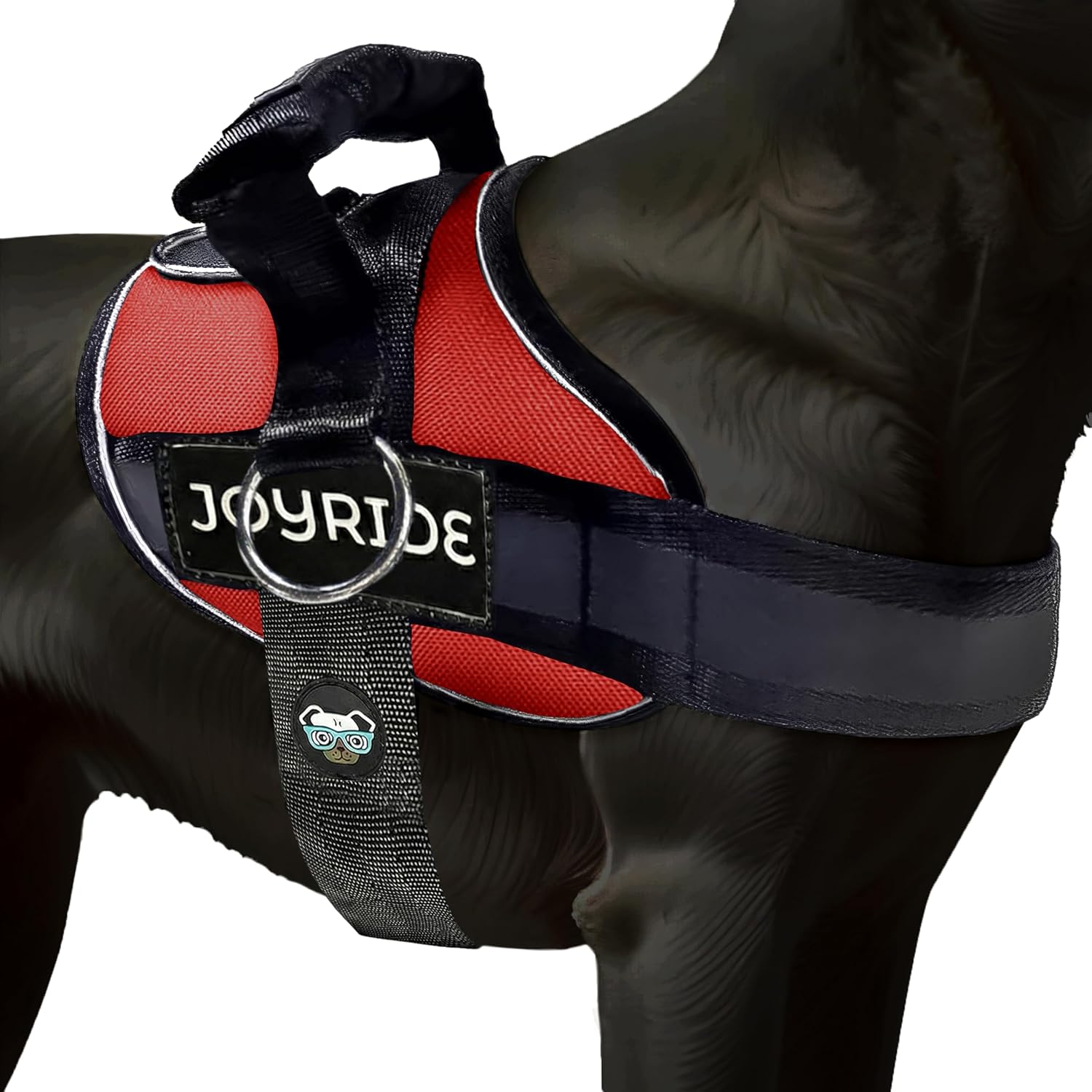 Joyride Dog Harness, No-Pull Pet Vest (Red,S)