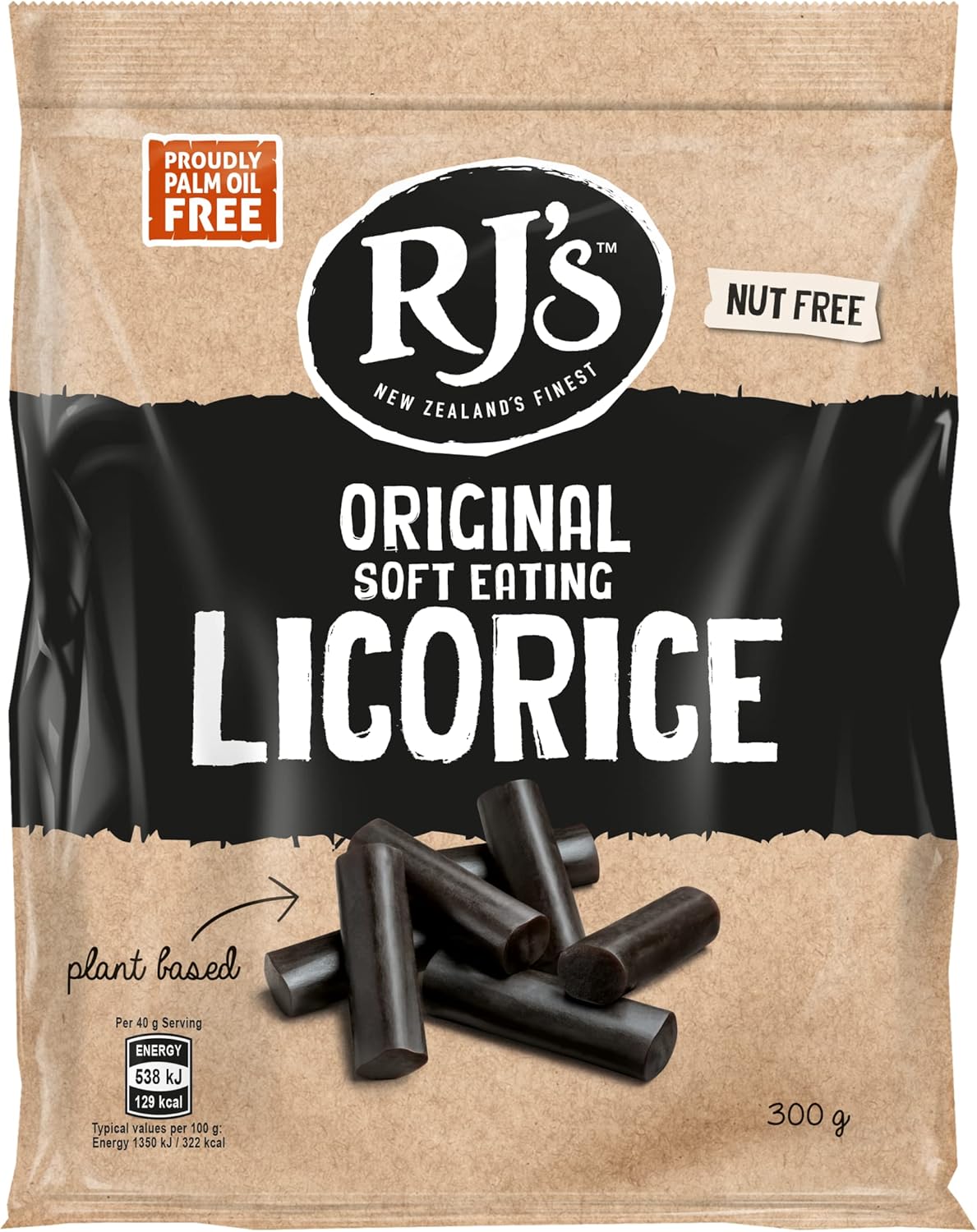 RJ's Soft Eating Licorice, 300g