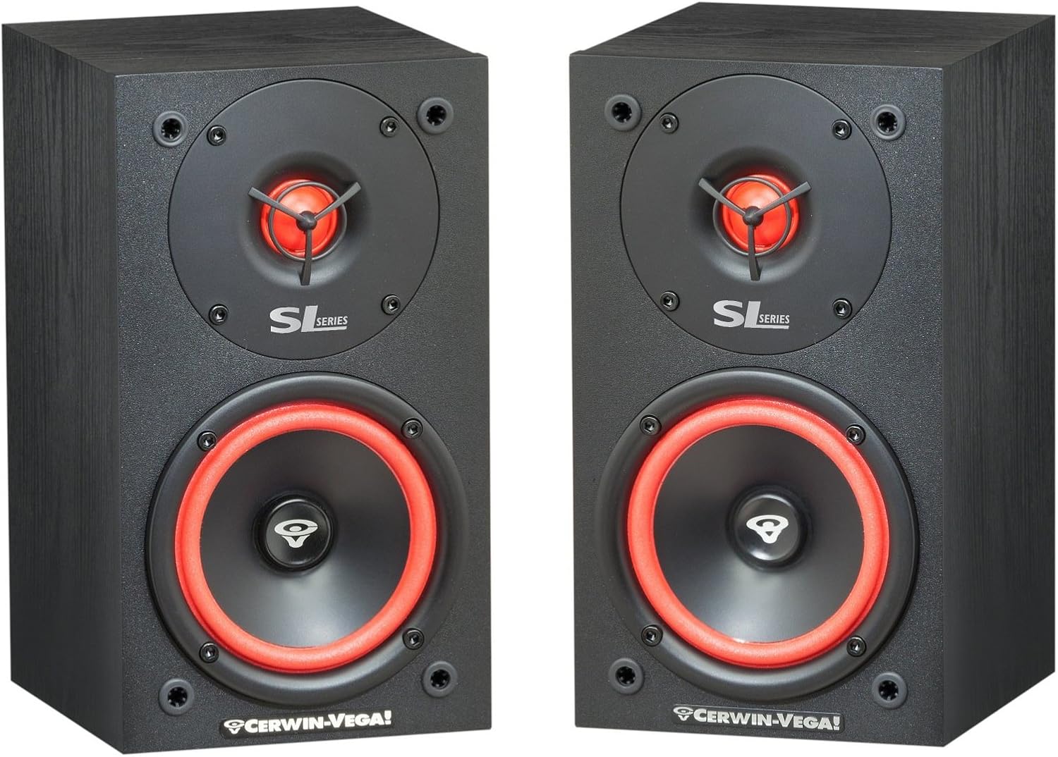 Cerwin-Vega SL-5M 5 1/4" 2-Way Bookshelf Speaker, Pair