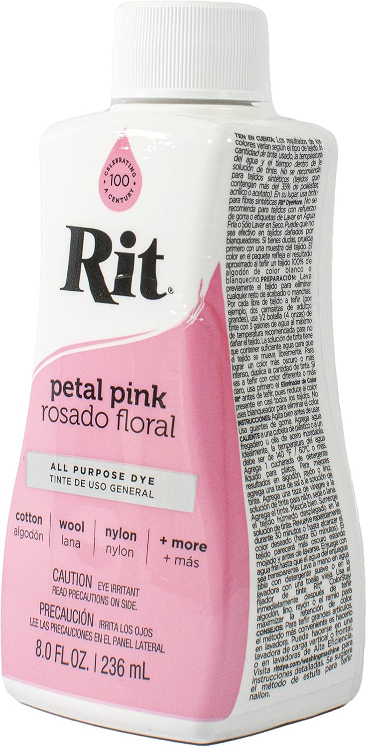 Rit Dye Liquid 236ml Petal Pink