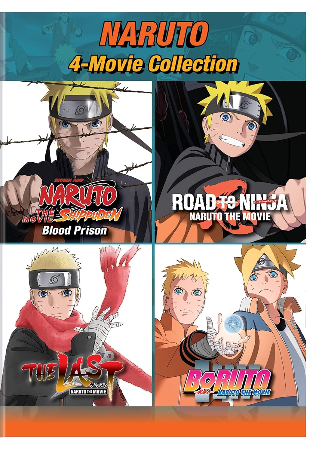 Naruto: 4-Movie Collection (DVD)