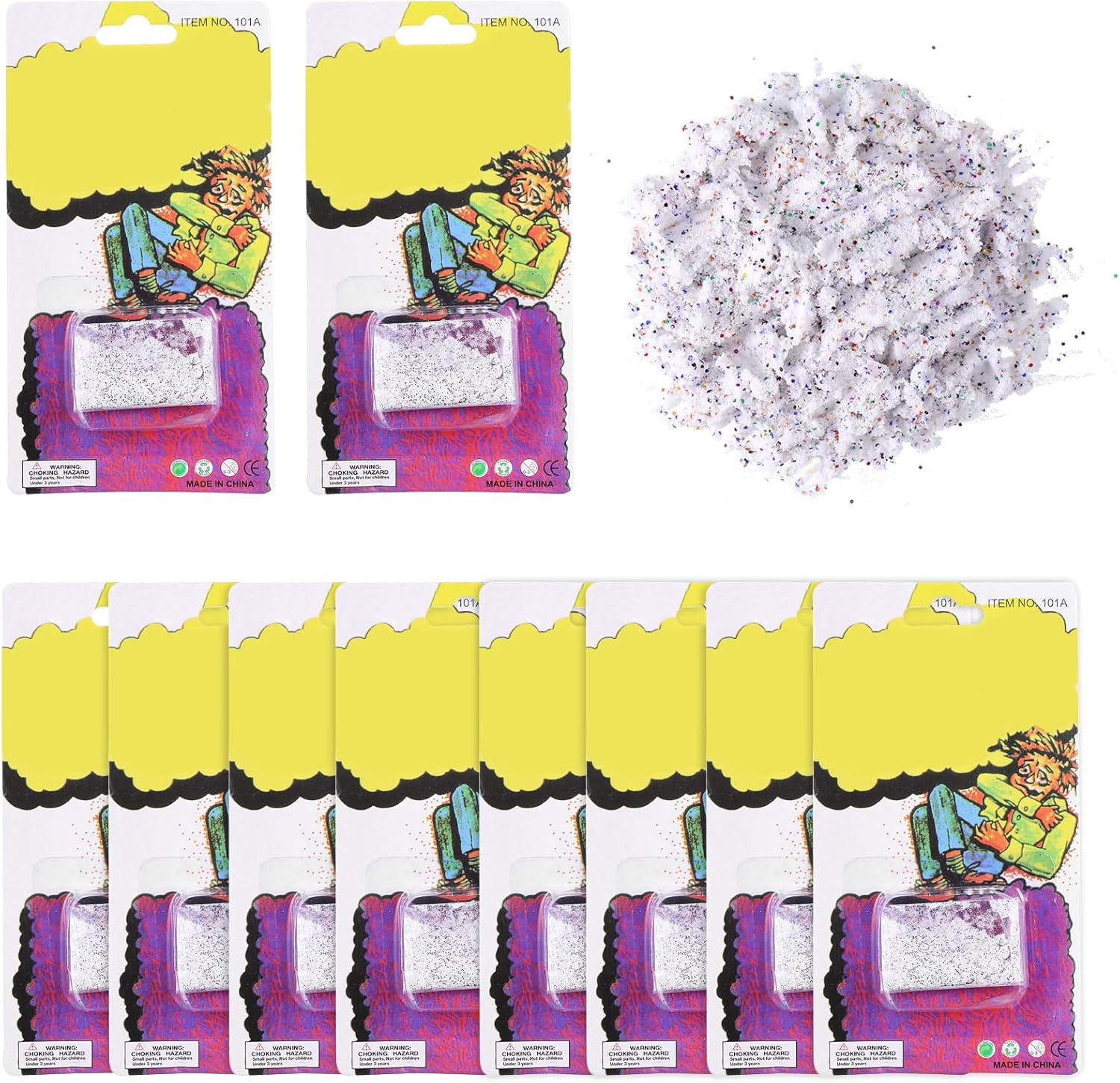 Homoyoyo 10 PCS Itching Powder, Gag Toys & Practical Jokes Itching Powder Extra Strong Prank, Trick Prop for Halloween Joke Surprise April Fools Day