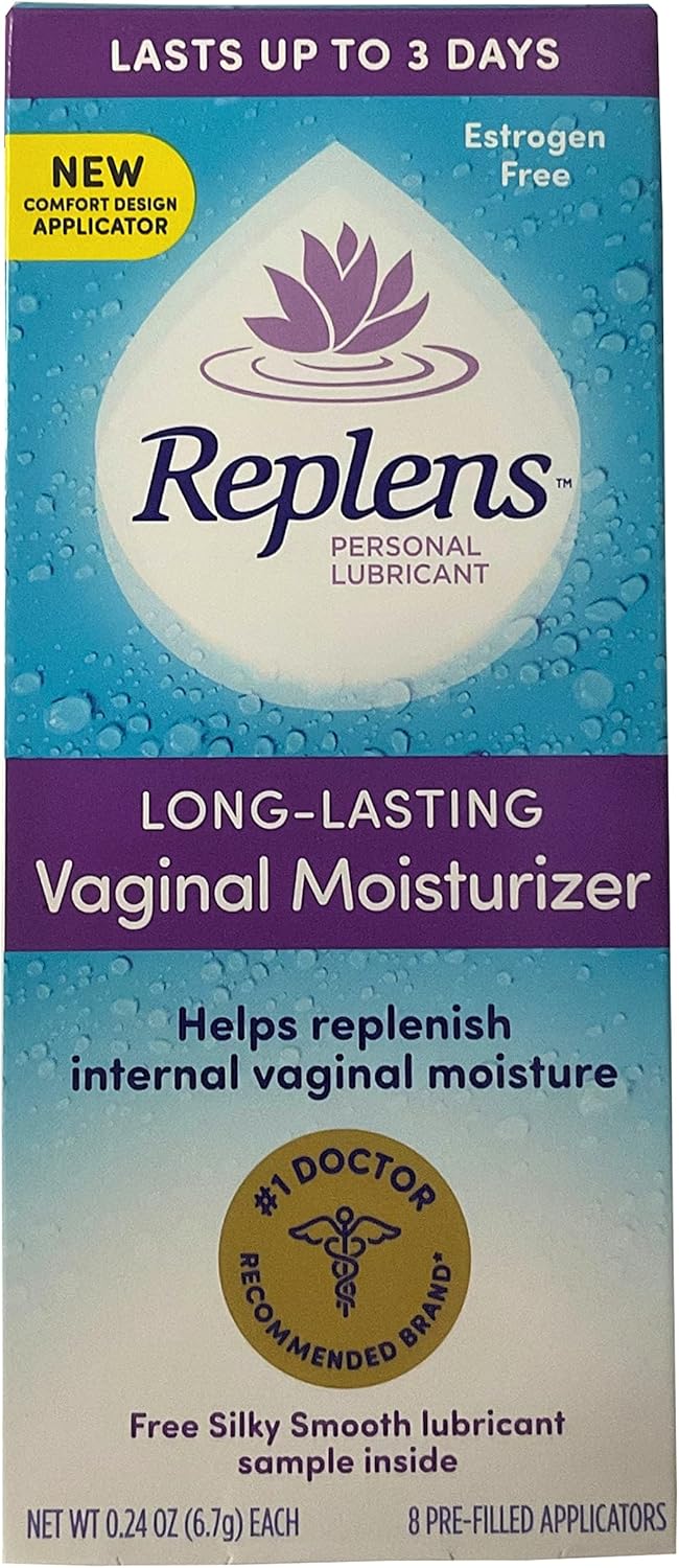 Replens Long-Lasting Vaginal Moisturizer - 8 ct, Pack of 5