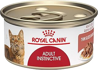 Royal Canin Adult Feline Health Nutrition Instinctive Thin Slices in Gravy Canned Wet Cat Food, 3 oz can (24-count)