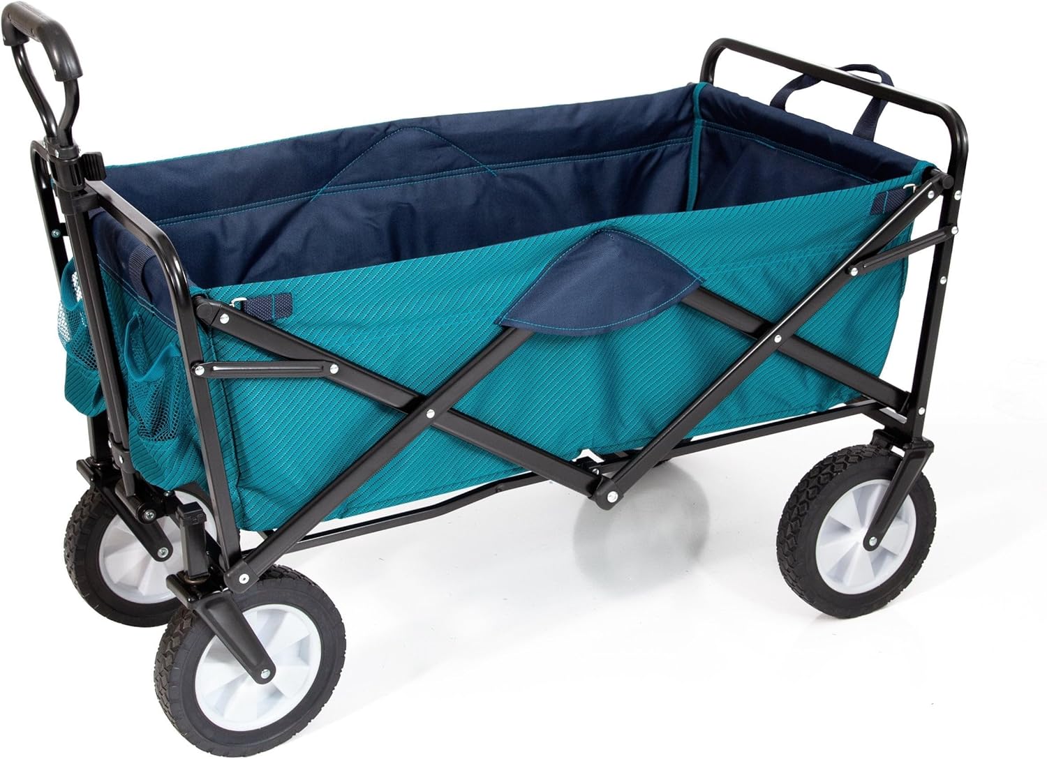 MacSports Collapsible Heavy Duty Beach Wagon with Wheels, Utility Cart