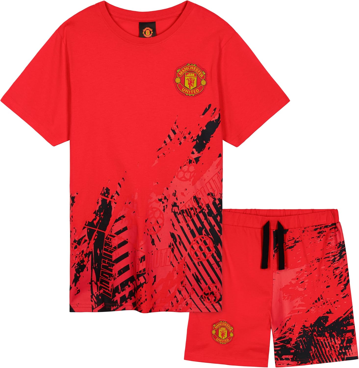 Get Trend Pyjamas for Boys Teens Short Football PJs Set Breathable Nightwear Loungewear Jammies Sleepwear Boys Gifts