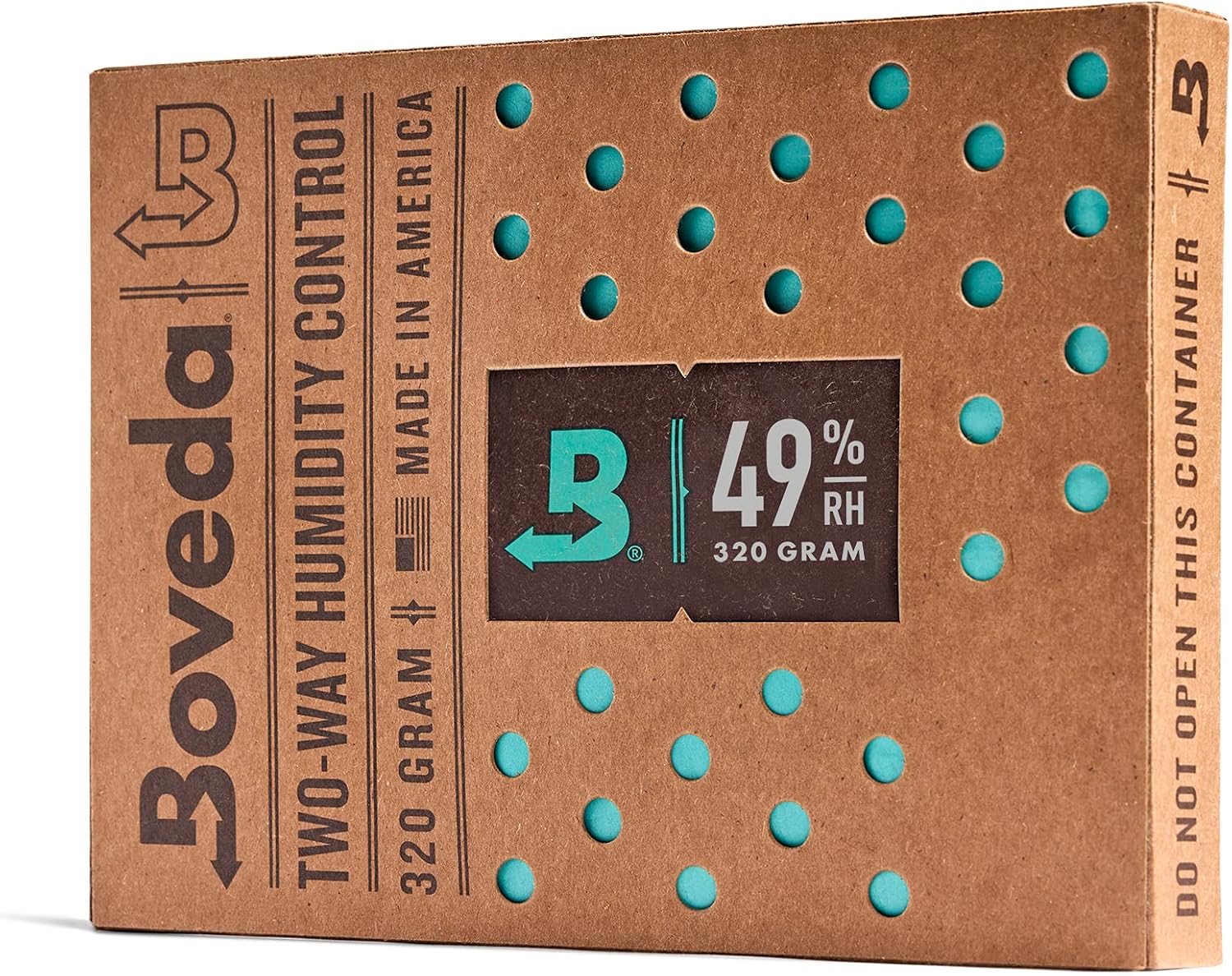 Boveda 49% Two-Way Humidity Control Pack for a Wood Instrument in a Display Case or Utility Case – Size 320 – Single – Moisture Absorber – Humidifier Pack – Individually Wrapped Hydration Packet