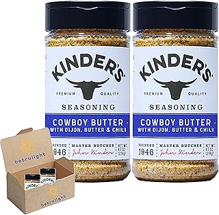 BETRULIGHT Kinders Seasoning Cowboy Butter With Dijon, Butter & Chili - Pack of 2