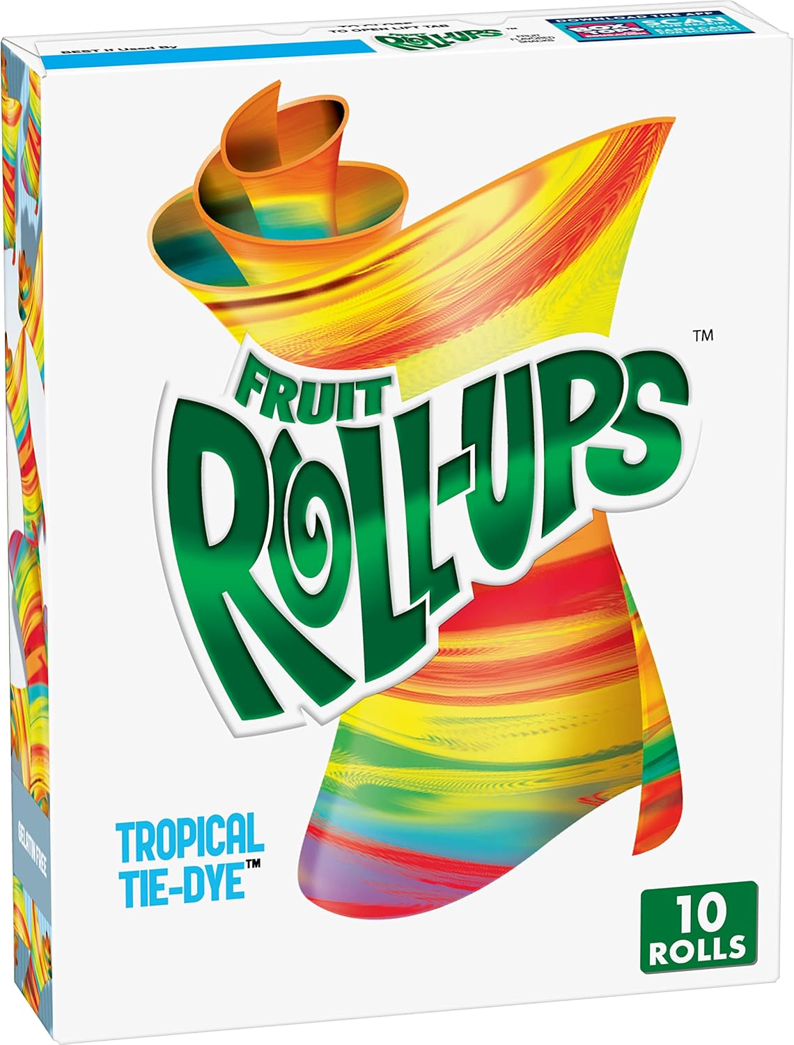 Betty Crocker Fruit Roll ups TROPICAL TIE DYE 141g