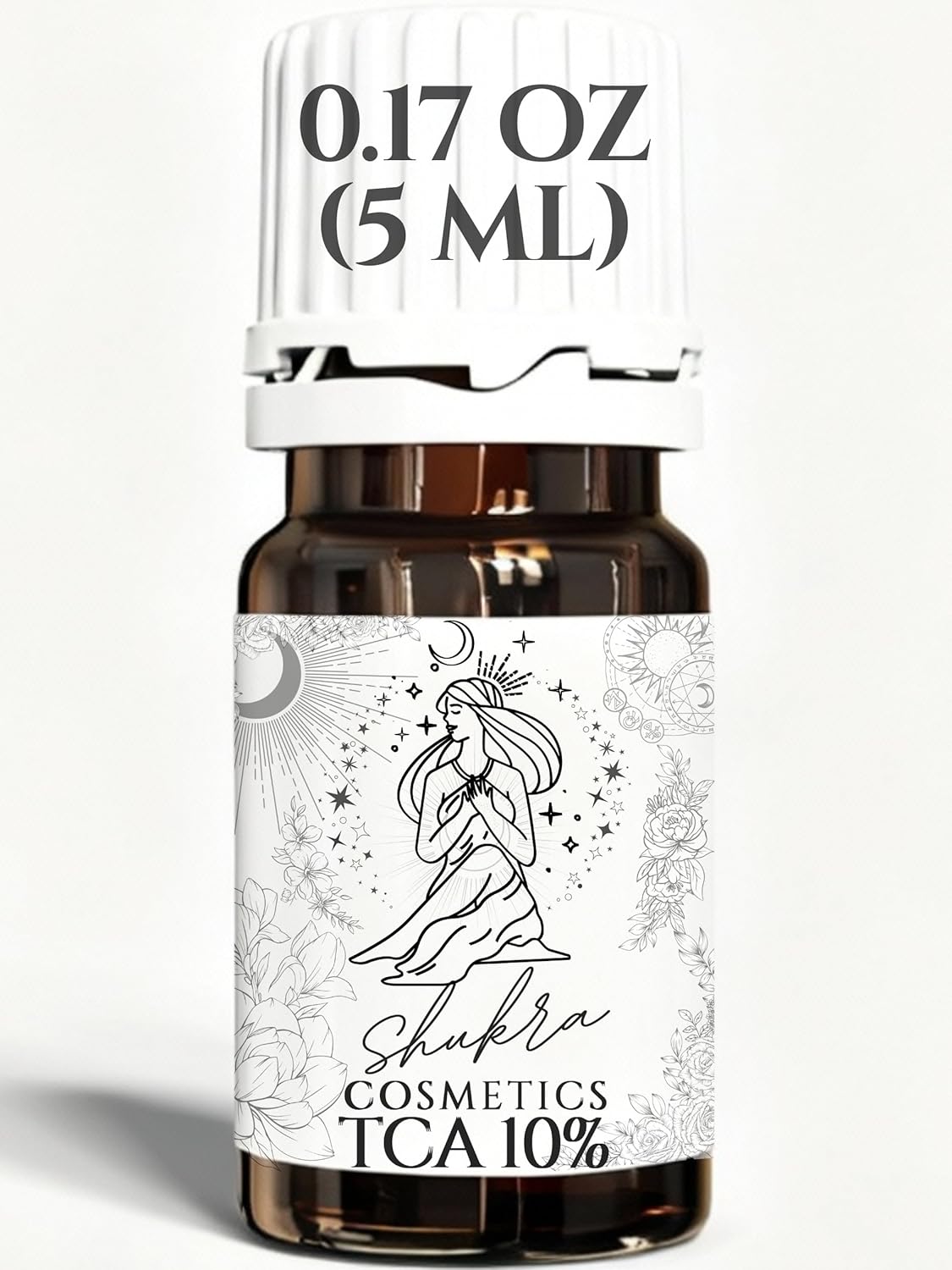 TCAPlatinumDerm 10% Peel (0.17oz/5ml), Ideal for mild/superficial Face Peels suitable for Aestheticians and DIY Skincare Enthusiasts