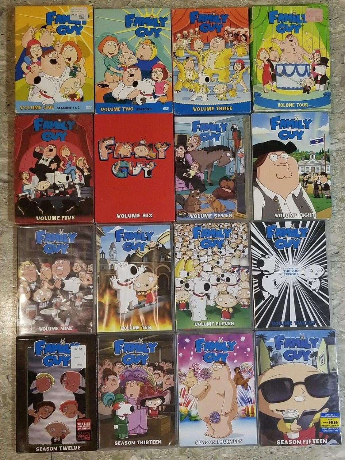 Family Guy Complete Seasons 1-15