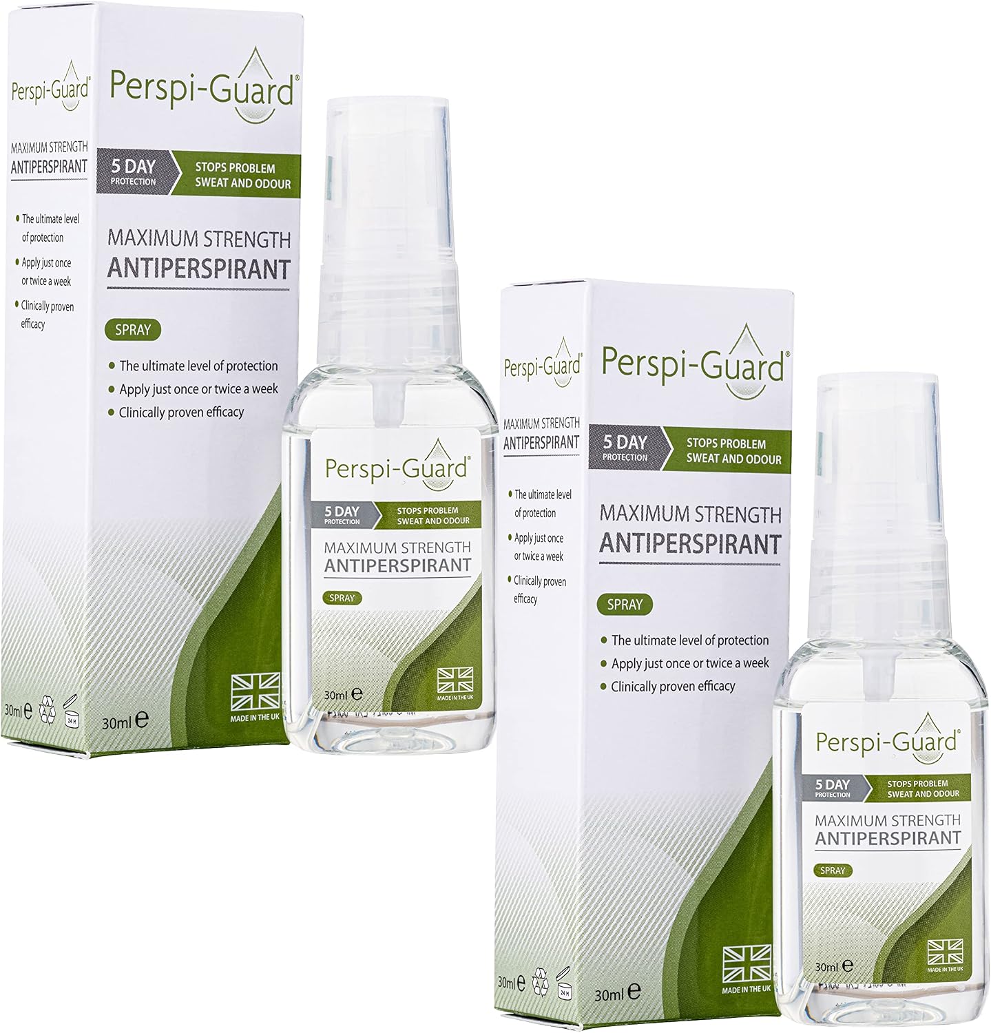 Perspi-Guard Max Strength Antiperspirant Spray, Anti Sweat Deodorant