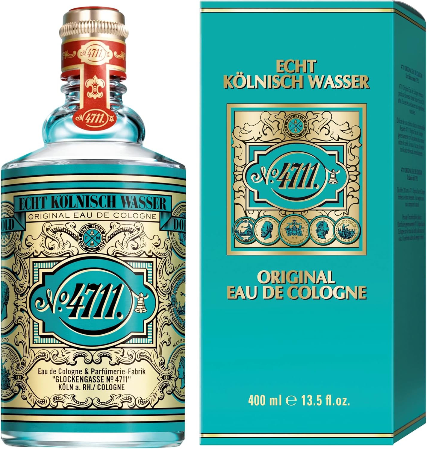 4711 Eau de Cologne for Women 400ml - Refreshing Classic Fragrance with Citrus and Floral Notes