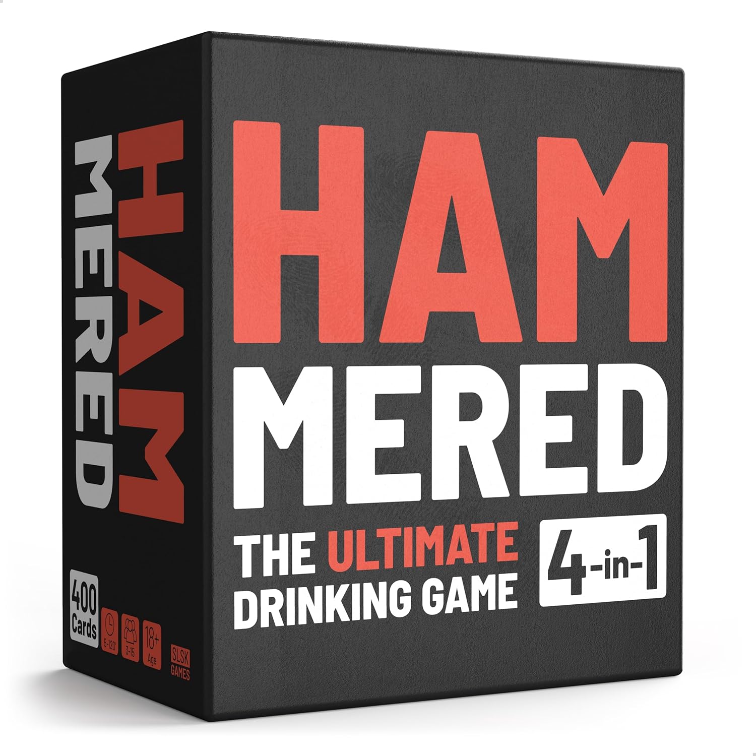 Hammered - The ultimate drinking game - with 400 cards - drinking games for adults - adult card game - drinking card games - English Version