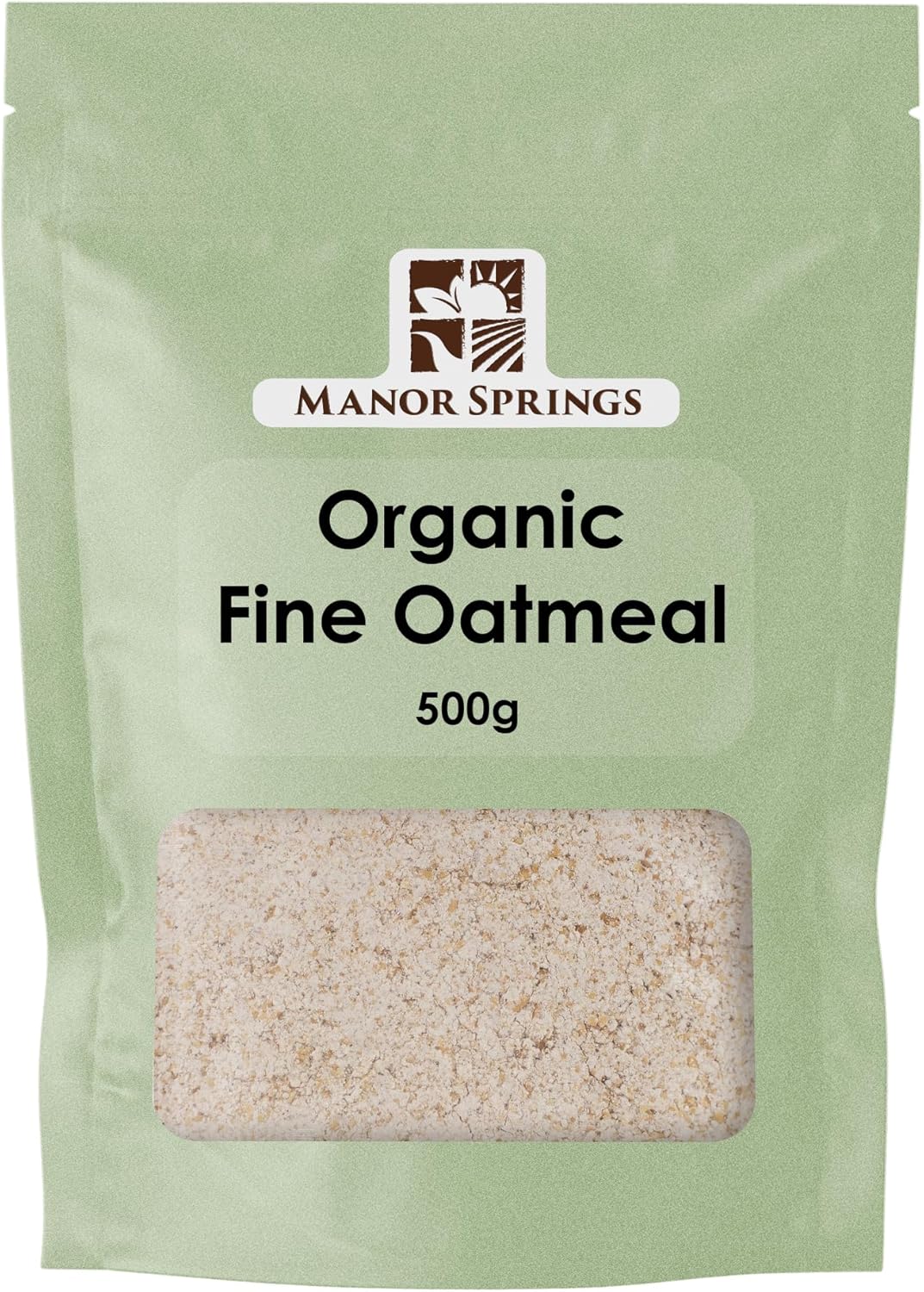 Organic Fine Oatmeal 500g by Manor Springs Organic