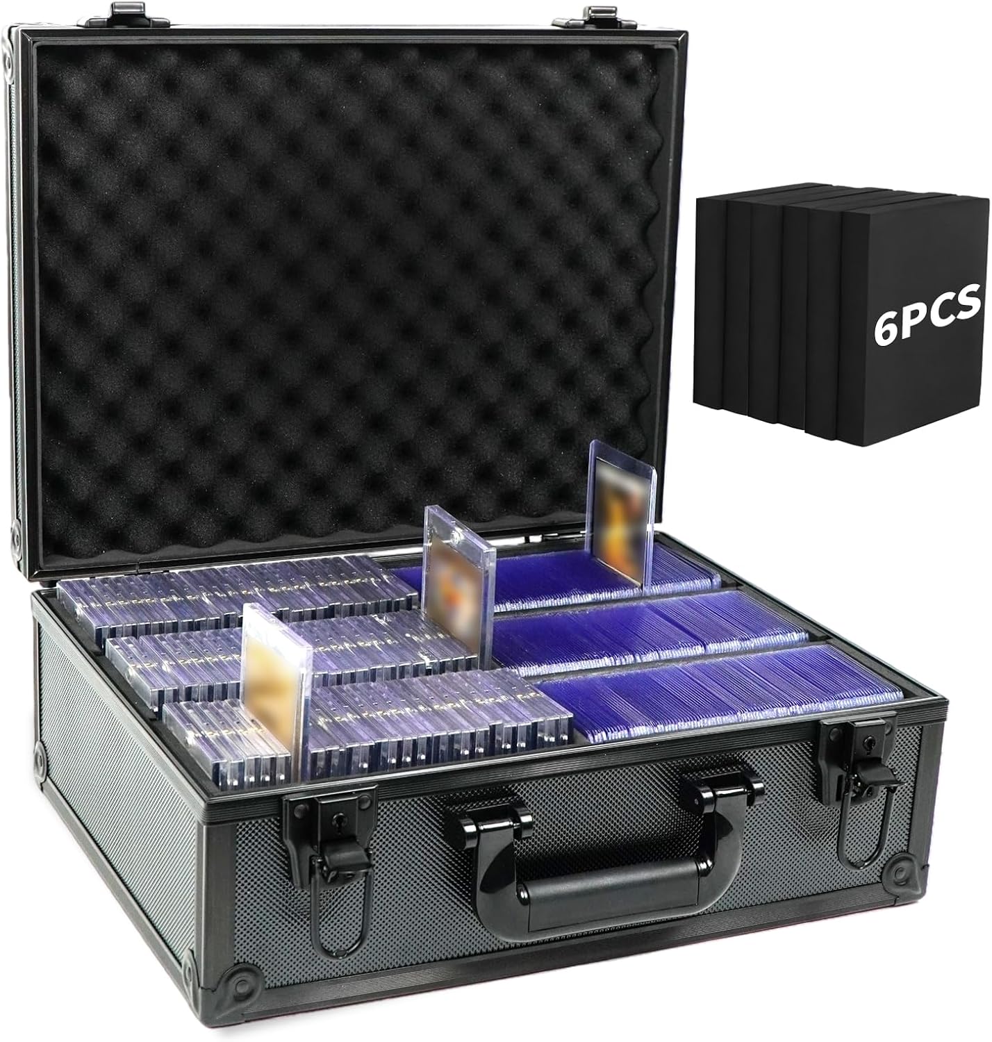 HZGXQN Toploader Storage Box for 3" x 4" 35pt Rigid Card, Top Loader Card Storage Hard Case, Sports Card Storage Boxes for Trading Cards, Top Loaders Holder (Holds 600+ Toploaders)