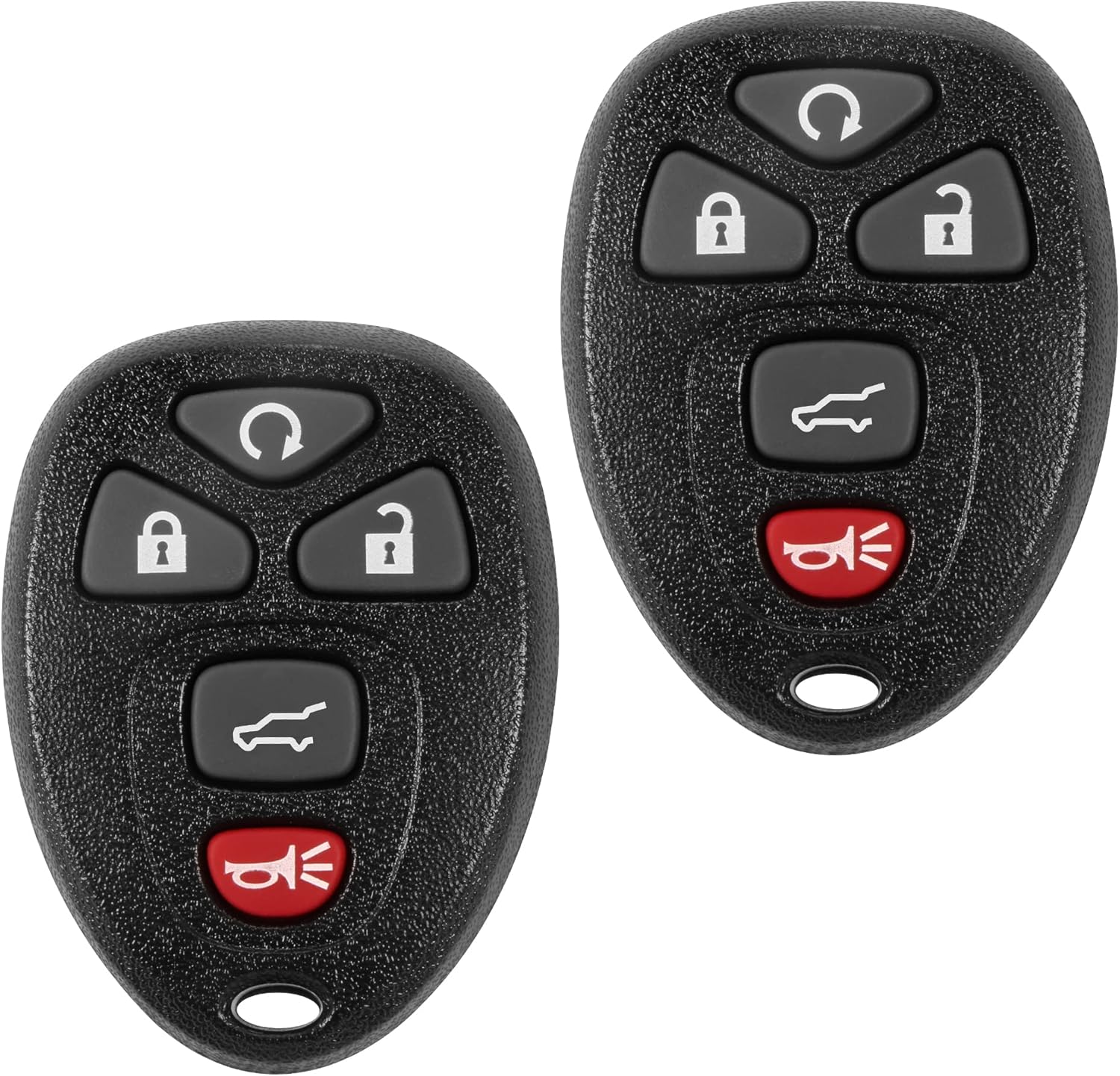 Key Fob, Keyless Entry Remote Start Control Replacement Fits for GMC Acadia 2007-2016 Yukon XL/Chevy Suburban Tahoe Traverse/Cadillac Escalade SRX/Buick Enclave FCC ID: OUC60270, OUC60221, 15913415