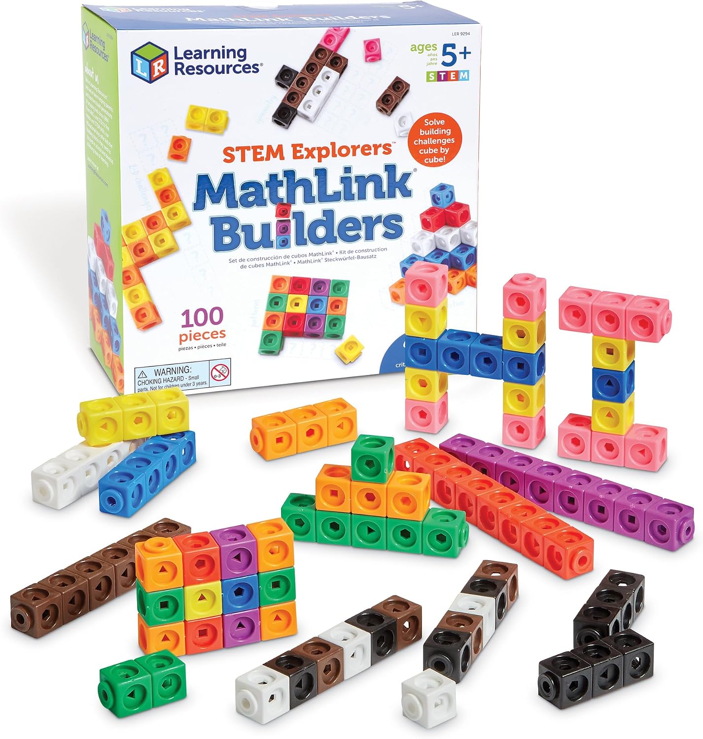 Learning Resources STEM Explorers MathLink Builders