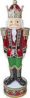 Design Toscano Illuminated Bavarian-Style Holiday Nutcracker Statue