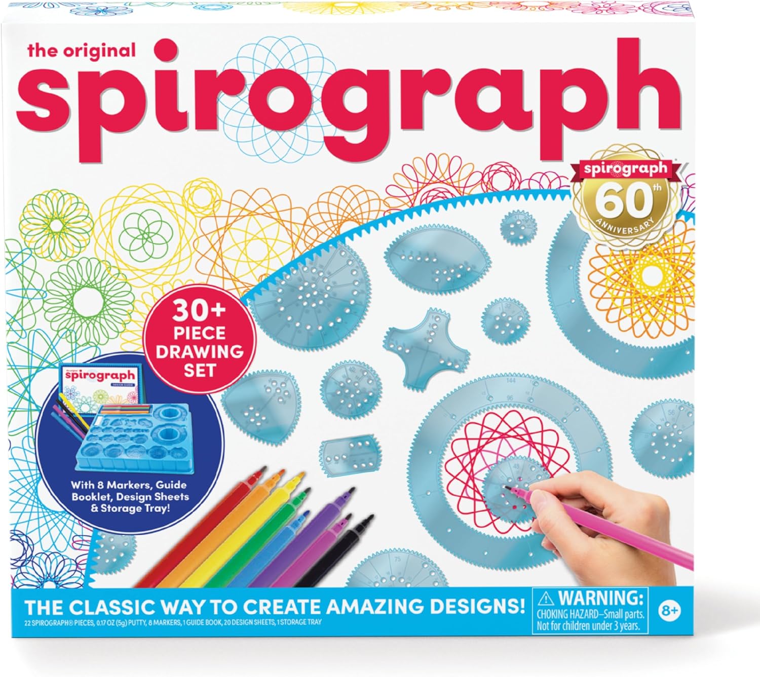 Spirograph with Markers Arts and Crafts for Kids Drawing Kit Art Supplies