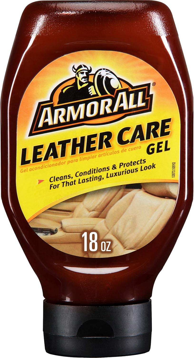 Armor All Car Leather Conditioner Gel, Interior Cleaner for Cars, Trucks and Motorcycles, 18 Fl Oz