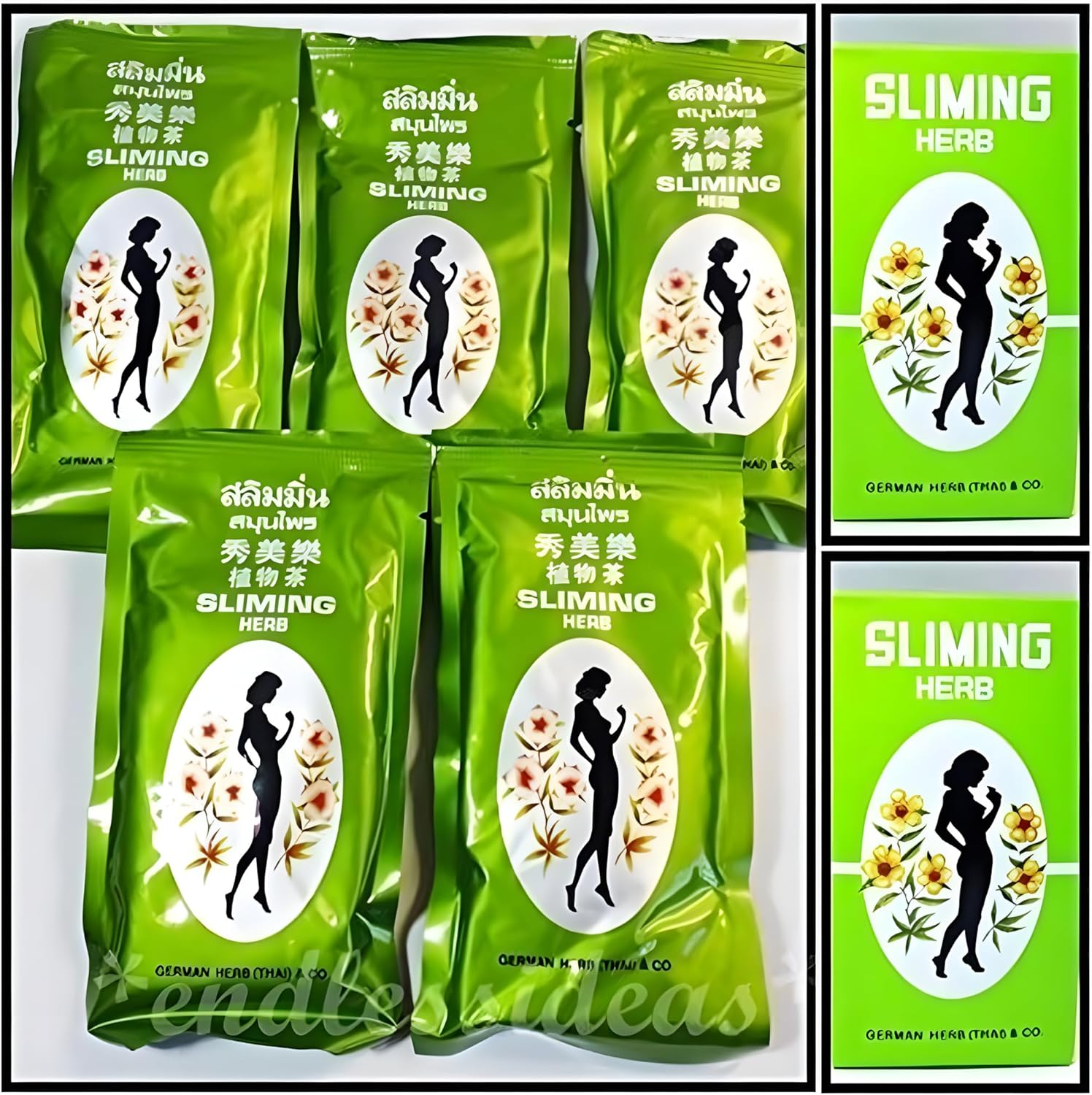 50 BAGS SLIMMING CHINESE GREEN TEA HERBAL BURN FAT DIET DETOX WEIGHT LOSS DRINK / 01
