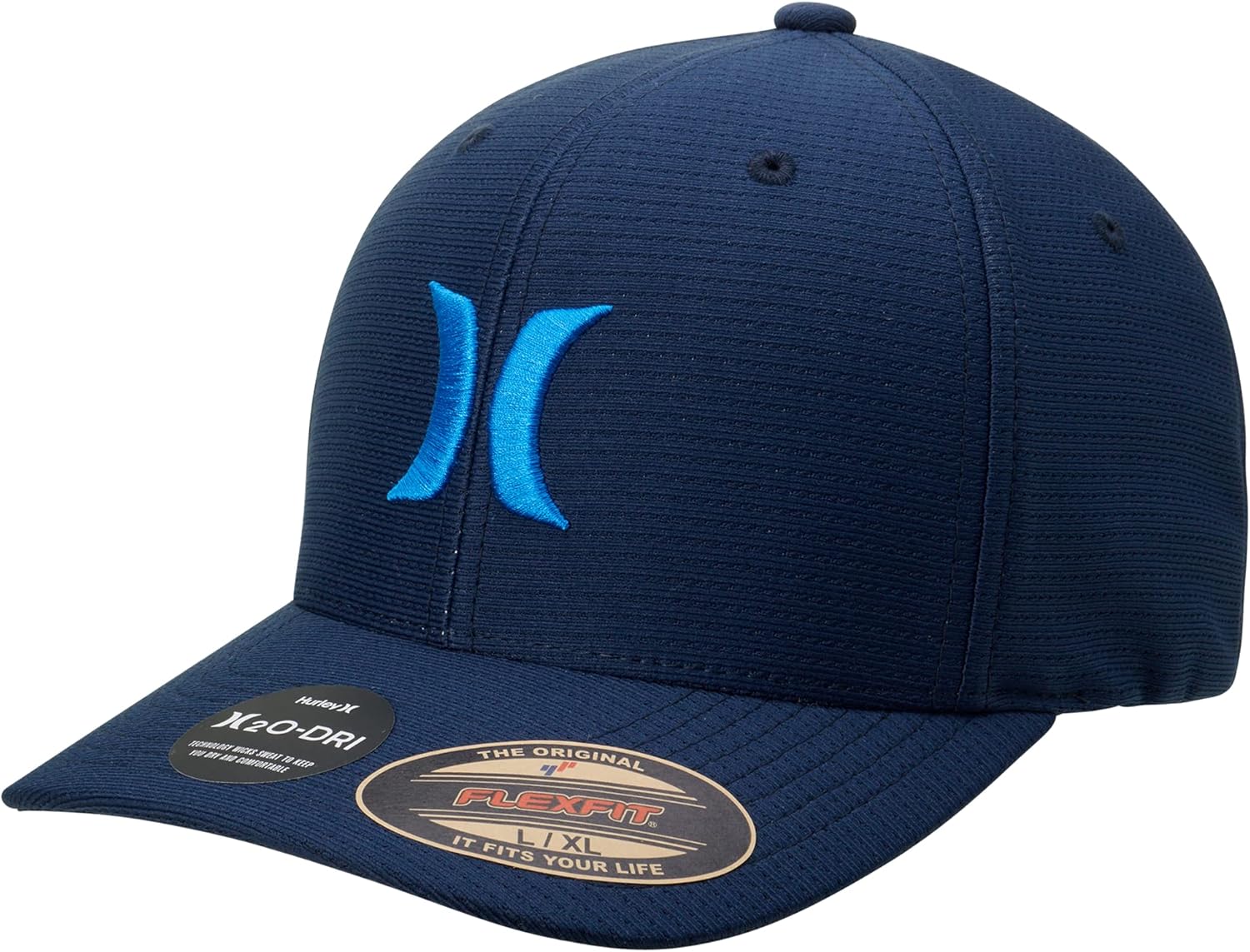 Hurley Men's Baseball Cap – Lightweight Curved Bill H2O Dri Fitted Caps for Men
