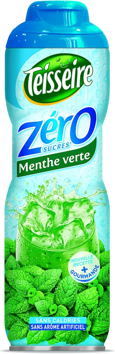 Teisseire Syrup 0% Sugar Green Mint 60cl