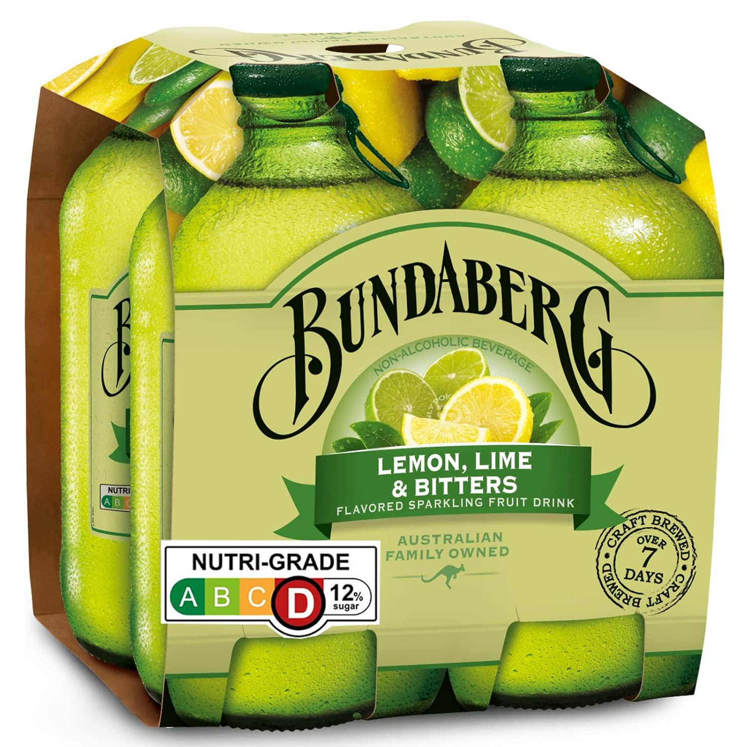 Bundaberg Lemon, Lime & Bitters, 4-pk, 12.7 fl oz