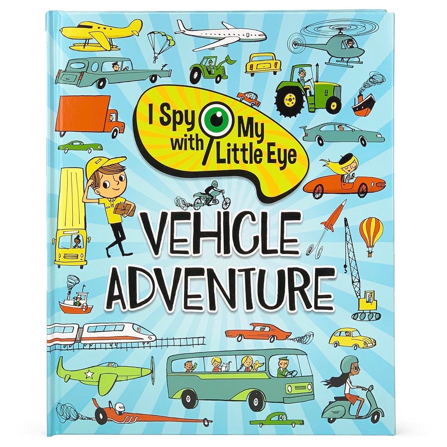 I Spy With My Little Eye Vehicle Adventure - Kids Search, Find, and Seek Activity Book, Ages 3, 4, 5, 6+