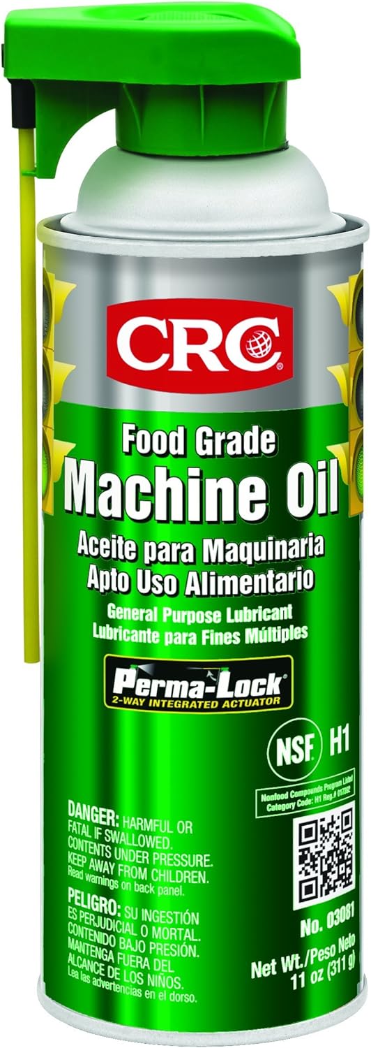 CRC Food Grade Machine Oil, 11 Wt Oz, (Pack of 12), 03081CS