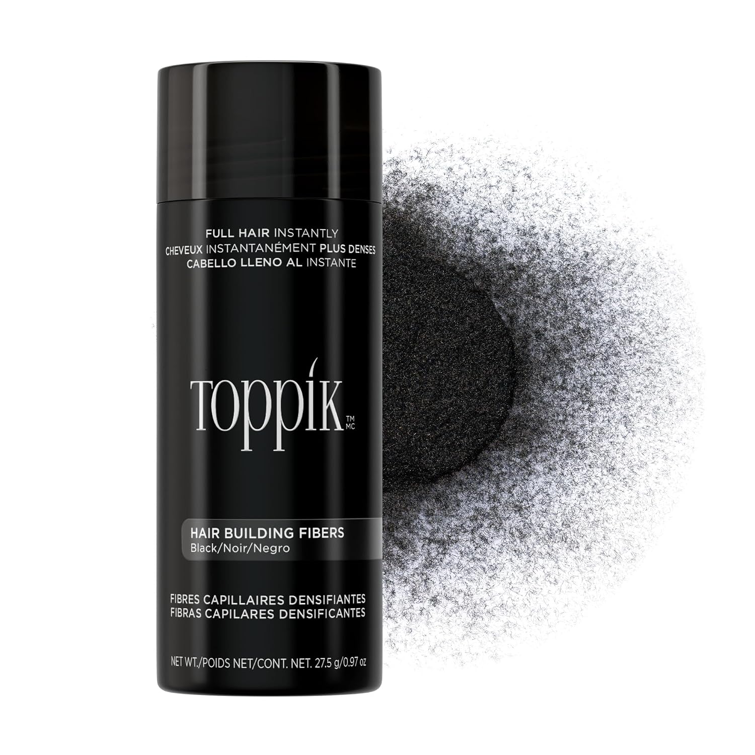 Toppik Hair Building Fibers, Fill In Fine or Thinning Hair Instantly Thicker, Fuller Looking Hair 9 Shades,4 size options