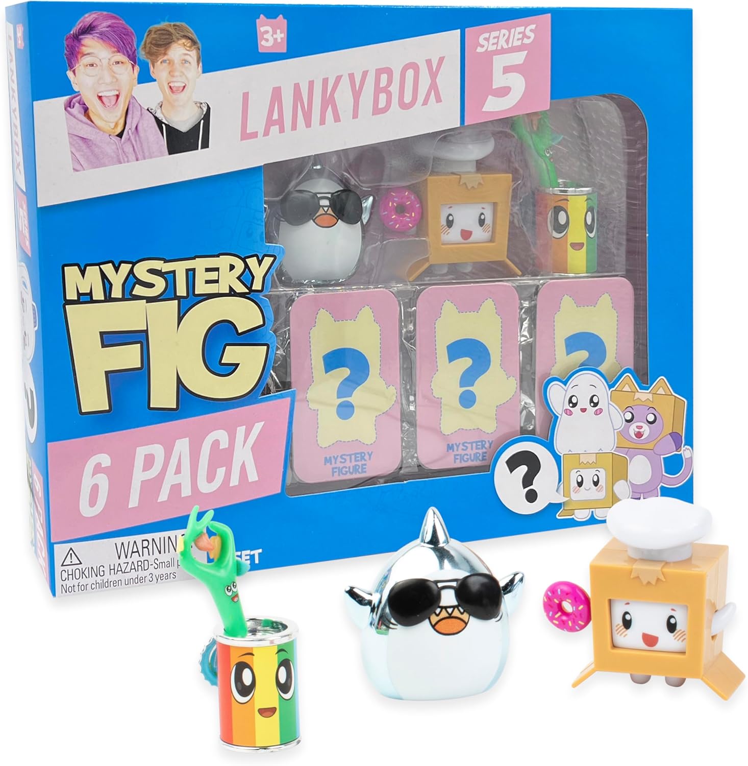 Lanky Box Mini Mystery Figures – Series 4, Collectible Mini Figures, All-New Collectibles, Officially Licensed LankyBox Merch