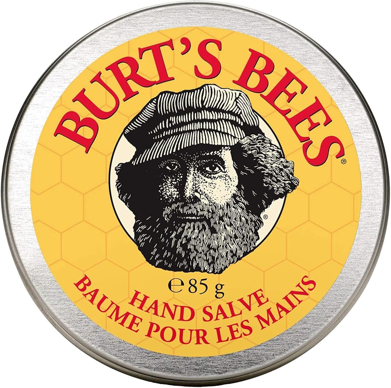 Burt's Bees Hand Salve, Hand Moisturiser For Very Dry Hands, Beeswax, 100% Natural Origin, 85g