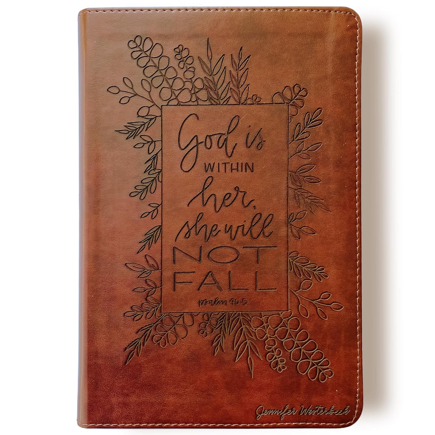 Hand Lettered and Laser Engraved ESV Student Study Bible, Brown Bible, Personalized Gift, Custom Name Engraving Available