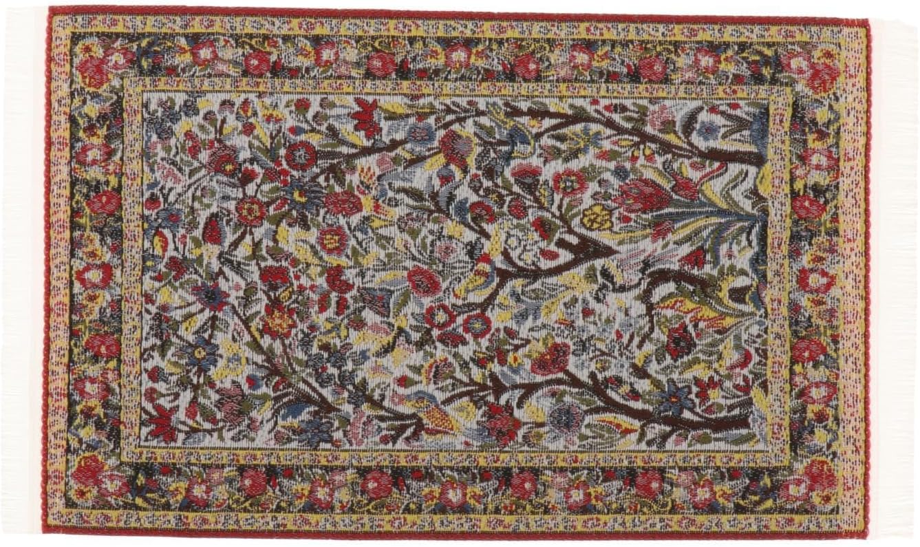 MagiDeal Doll House Welcome Mat/Mini Woven Rug/Miniature Doll House Accessory Dollhouse Carpet Dollhouse Area Rug for 1:12 Dollhouse