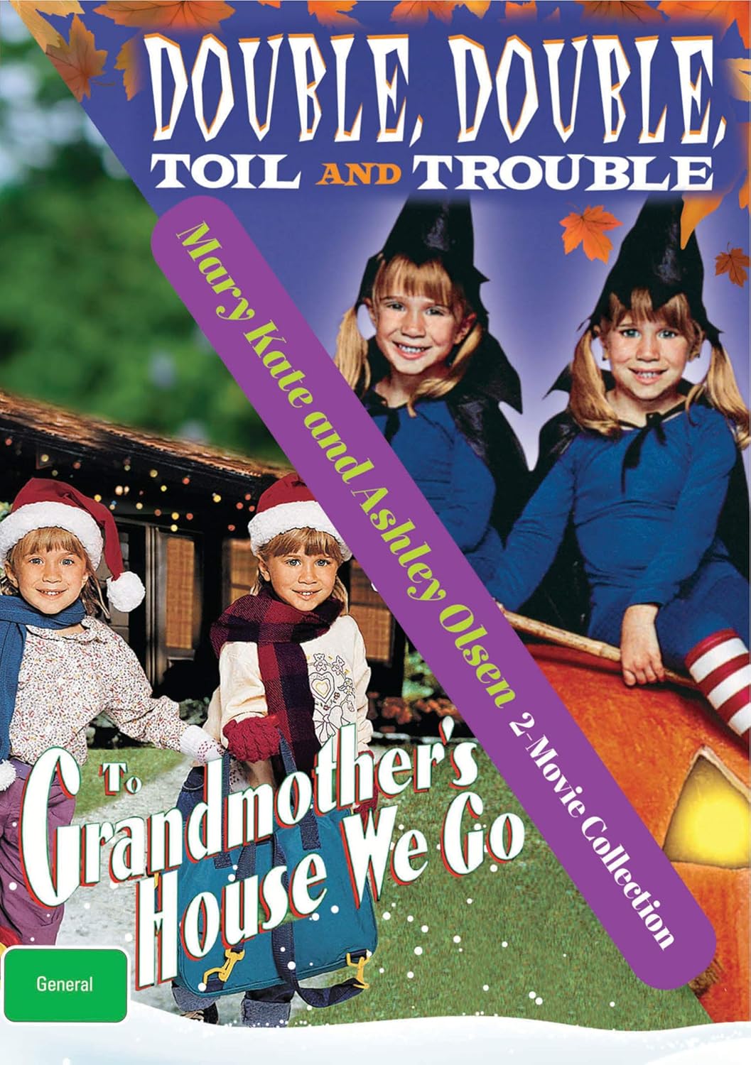 2 Movie Set - To Grandmother's House We Go / Double, Double, Toil and Trouble - Olsen Twin Movies - DVD Collection Set - Mary Kate and Ashley