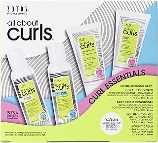 All About Curls Essential Moisture Starter Kit | 4-Piece Set | Cleanse, Condition, Moisturize, Define | All Curly Hair Types