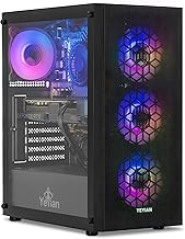 YEYIAN Gaming PC Yumi - Intel Core i5 13400F (> i7 12700F), GeForce RTX 4060 Gaming Computer Desktop, 1TB NVMe SSD, 16GB DDR5 RAM, 650W Gold PSU, Intel B760, Prebuilt Win 11 Home PC, VR Ready
