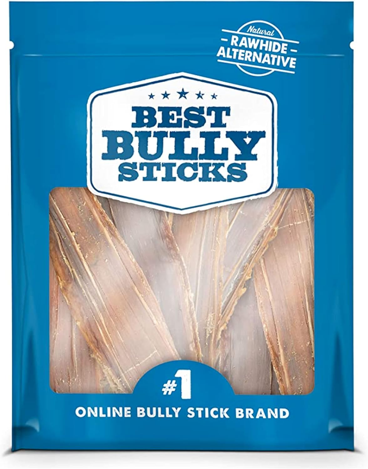 Best Bully Sticks 6 Inch Beef Jerky - 25 Count (Pack of 1) - All-Natural, High-Protein Gullet, Rawhide Alternative, Chewy Snack