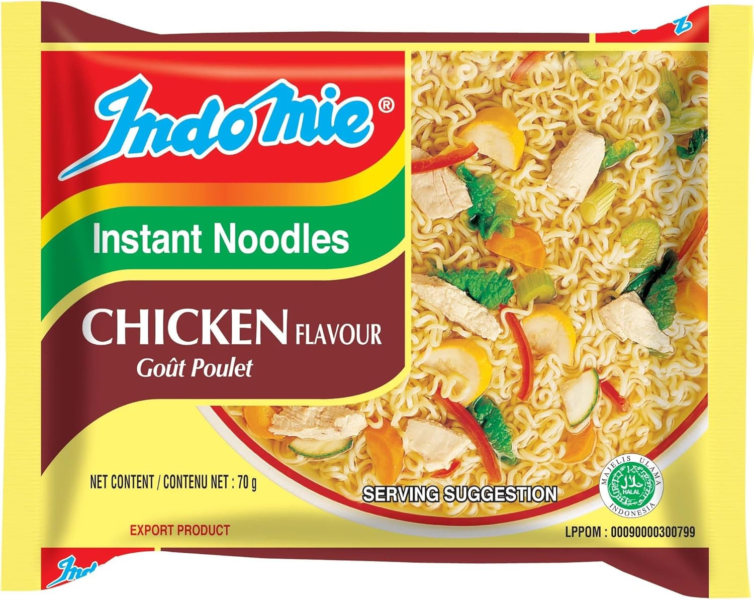 PureGro BMP- Indomie Instant Chicken Flavours Noodles-70g (Nigerian) (BOX of 40)
