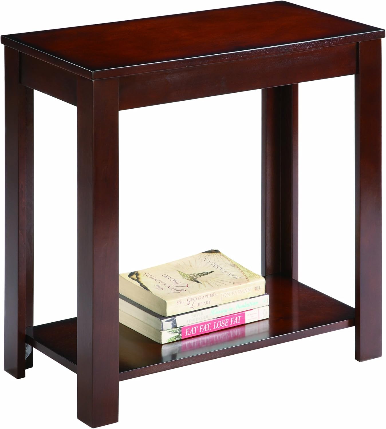 Crown Mark Pierce Chairside Table, Espresso