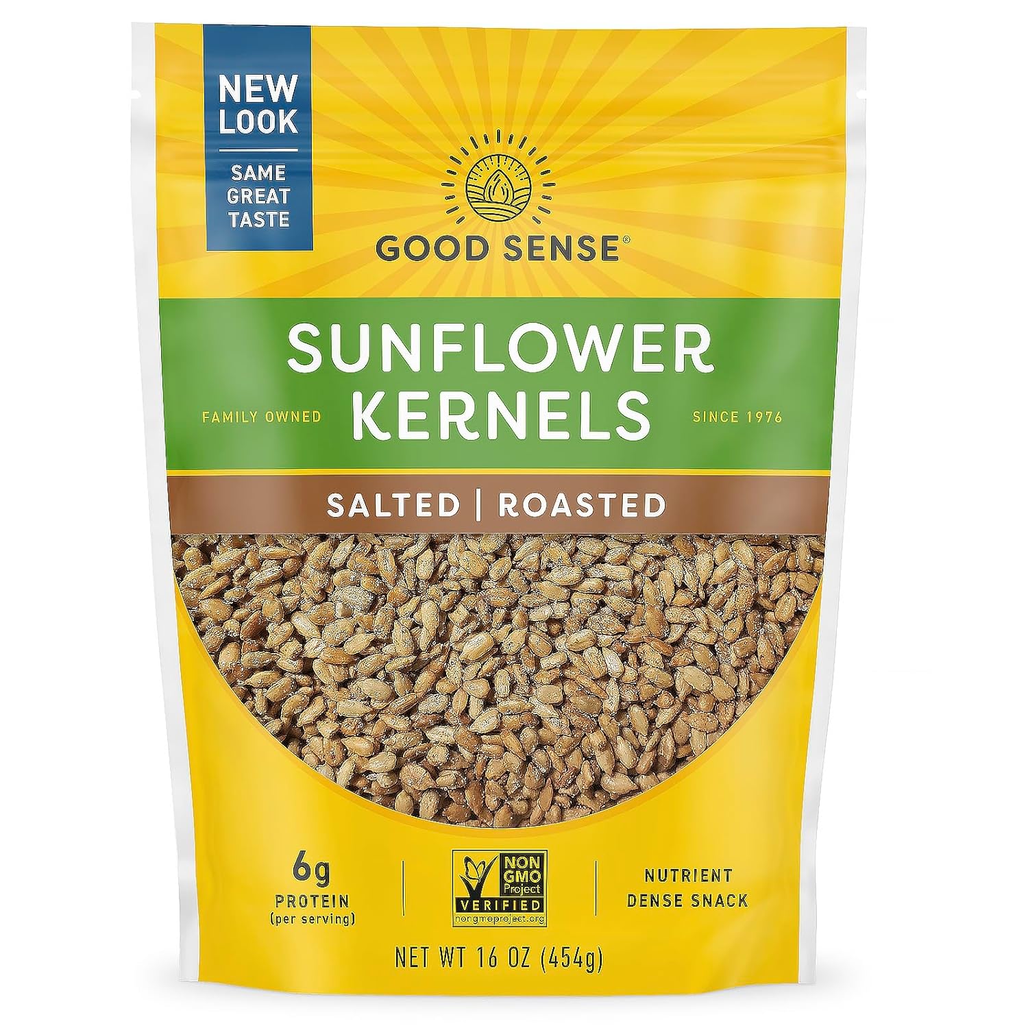 Good Sense Sunflower Kernels, Salted, Roasted, 16 oz (454 g)